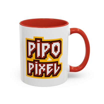 PIPO PIXEL Coffee Mug - Perfect for Gamers, Pixel Art Lovers, Gift for Birthdays, Holidays, Unique Office Decor